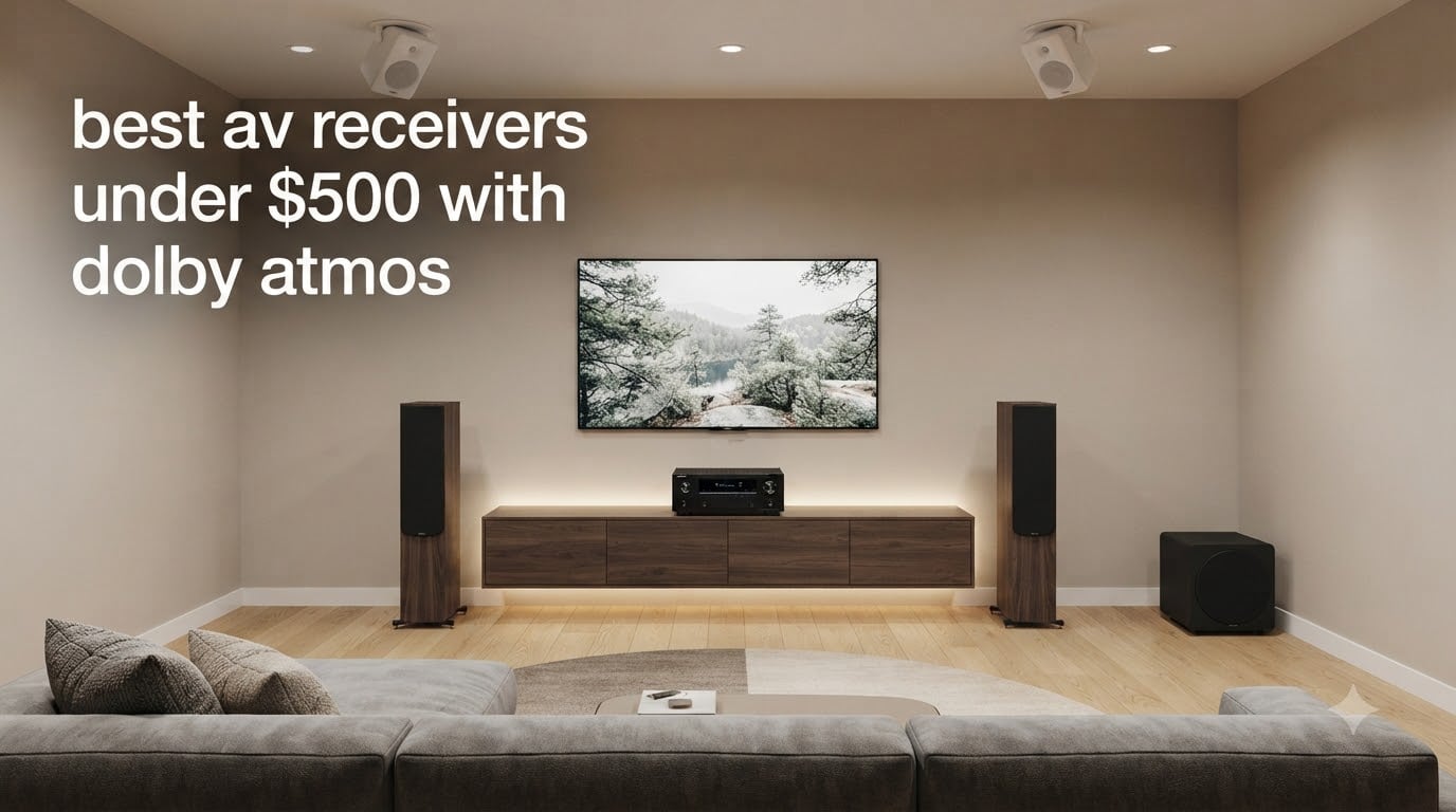 best av receivers under $500 with dolby atmos