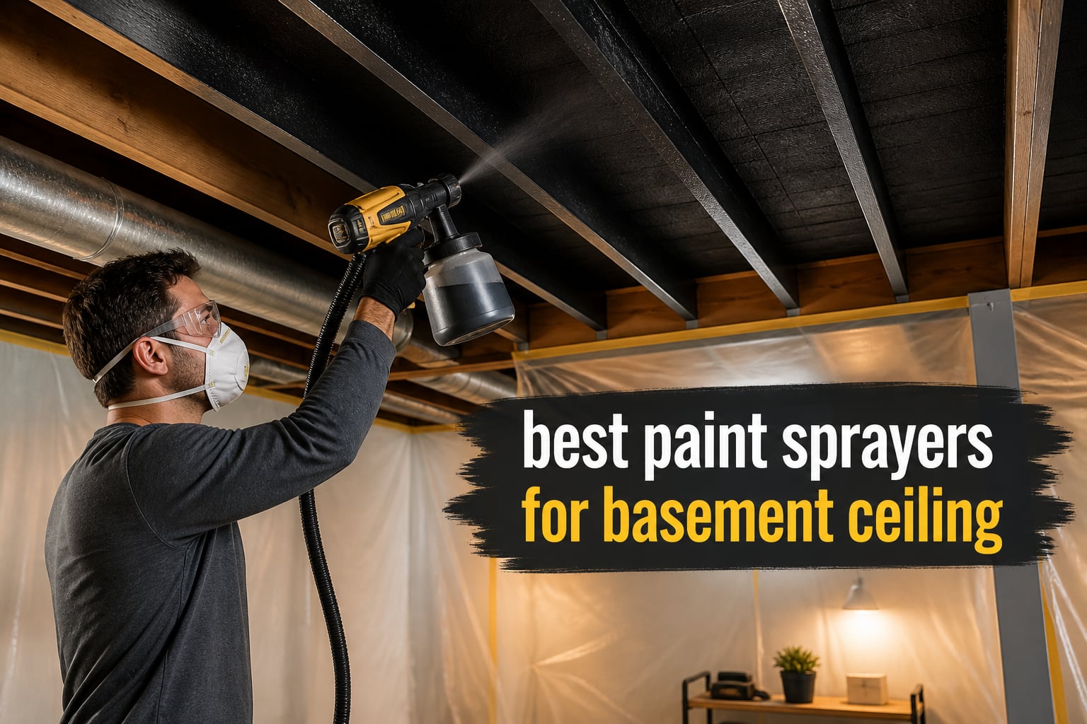 best paint sprayers for basement ceiling