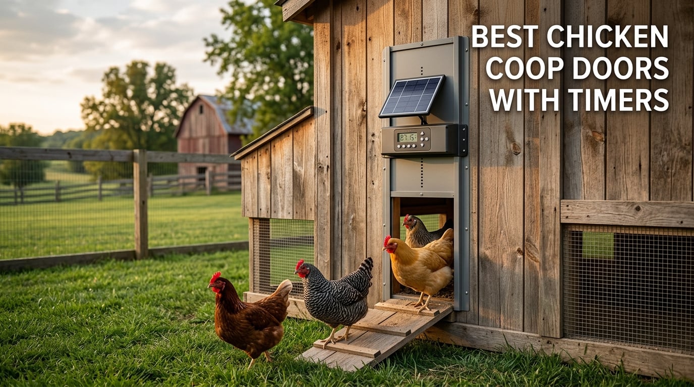 best chicken coop doors with timers