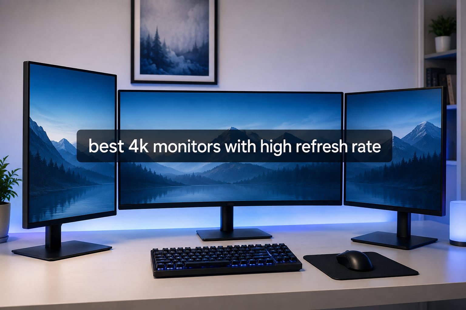 best 4k monitors with high refresh rate