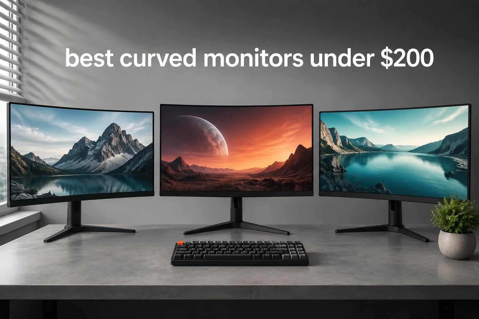 best curved monitors under $200
