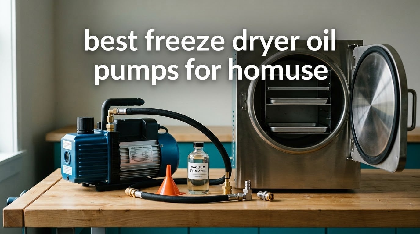 best freeze dryer oil pumps for home use