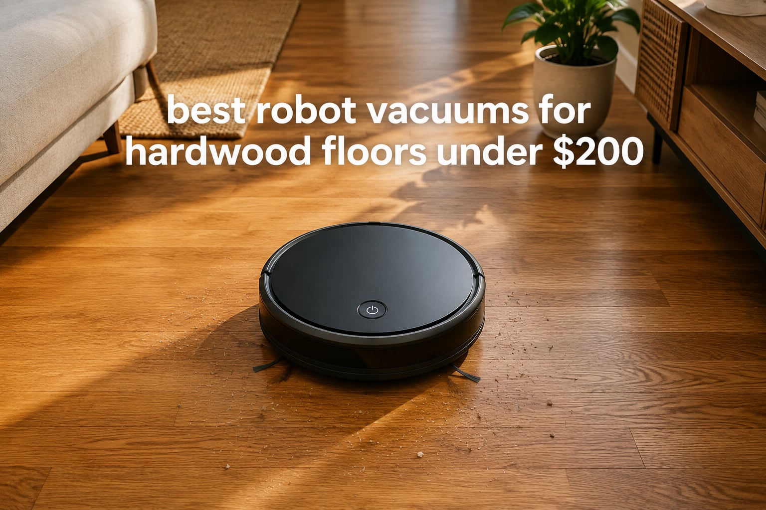 best robot vacuums for hardwood floors under $200