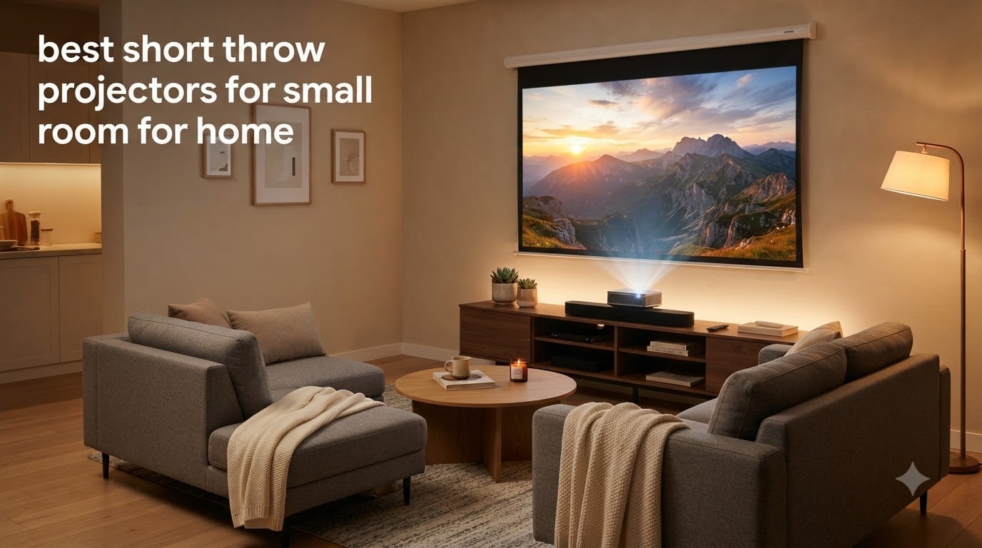 best short throw projectors for small room for home