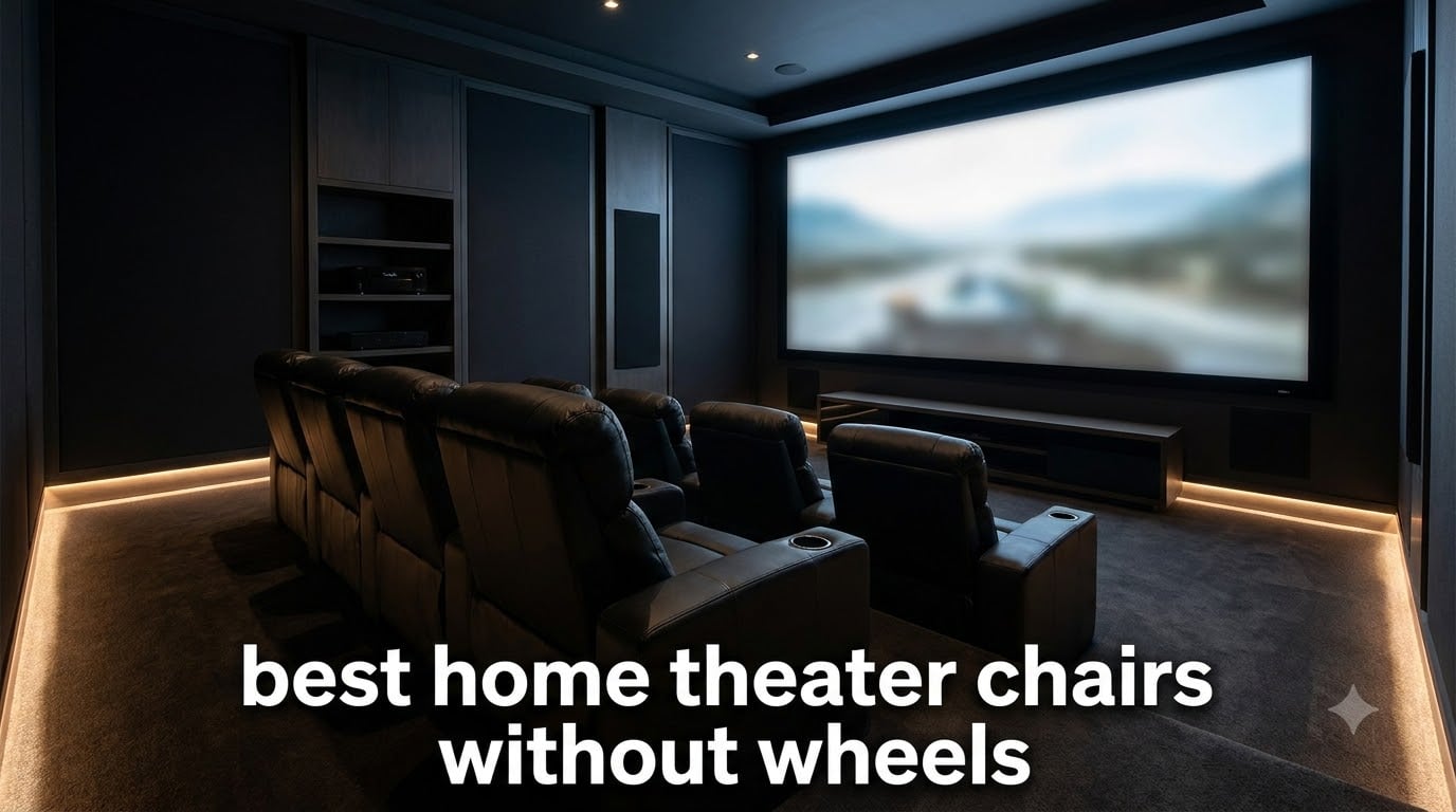 best home theater chairs without wheels