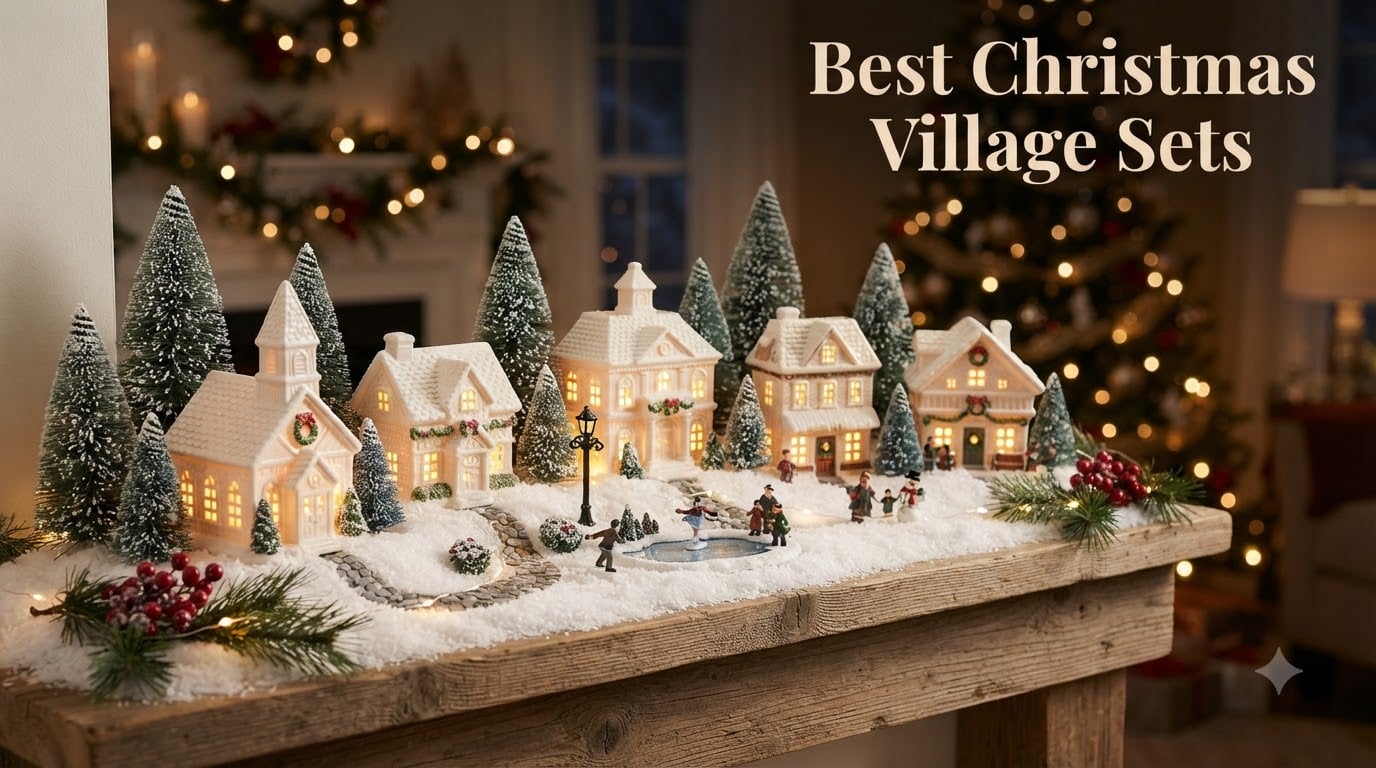 Best Christmas Village Sets