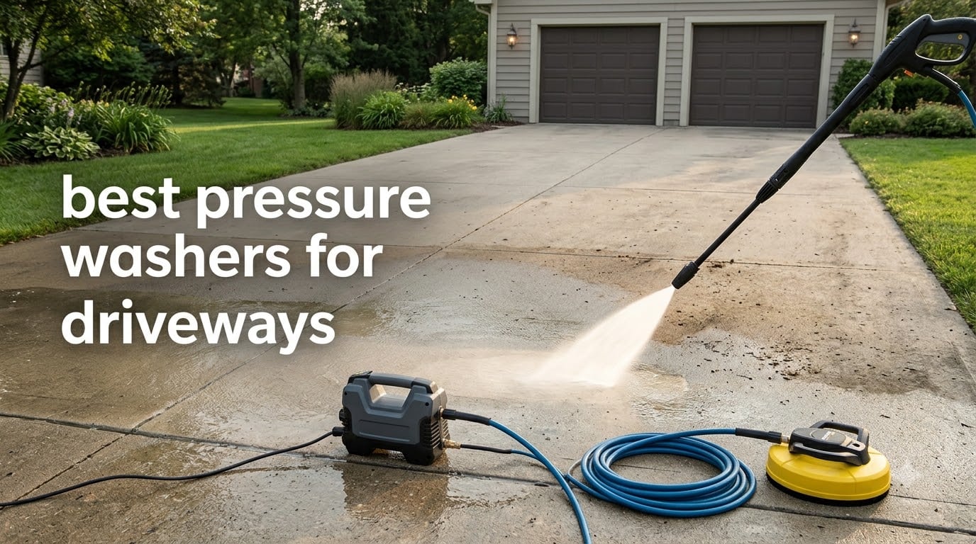 best pressure washers for driveways