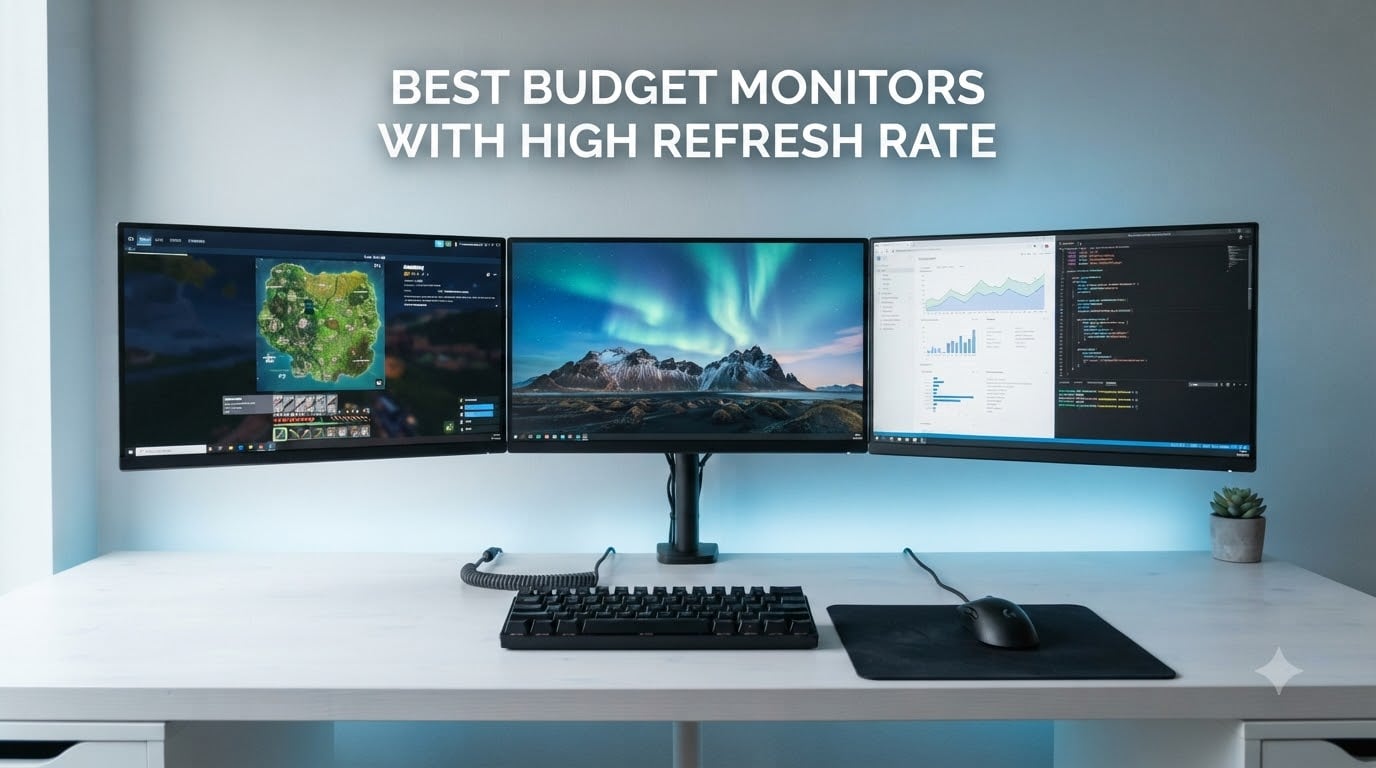 best budget monitors with high refresh rate