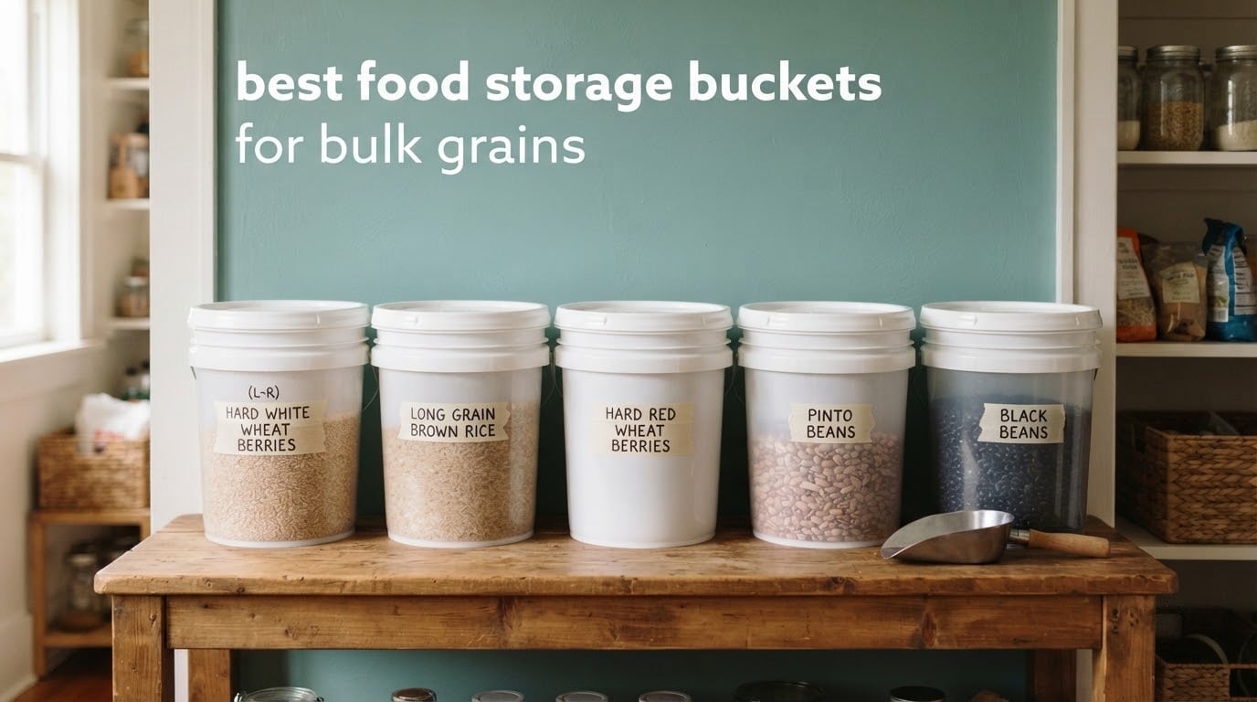 best food storage buckets for bulk grains