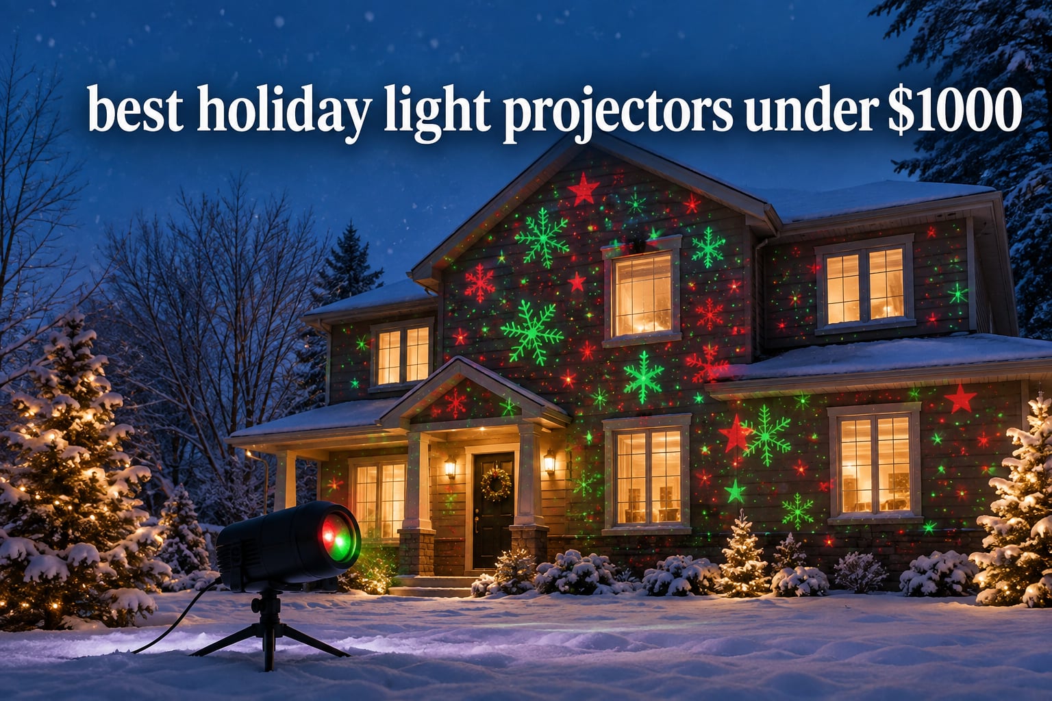 best holiday light projectors under $1000