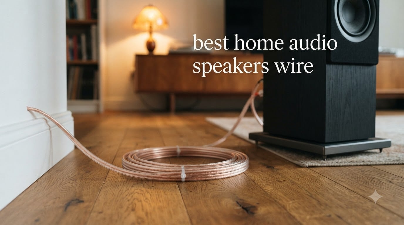 best home audio speakers wire