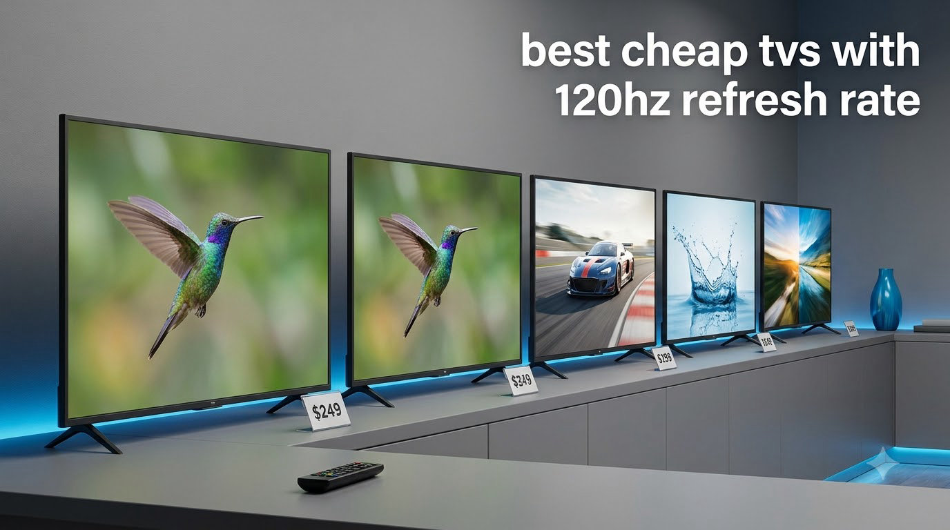 best cheap tvs with 120hz refresh rate