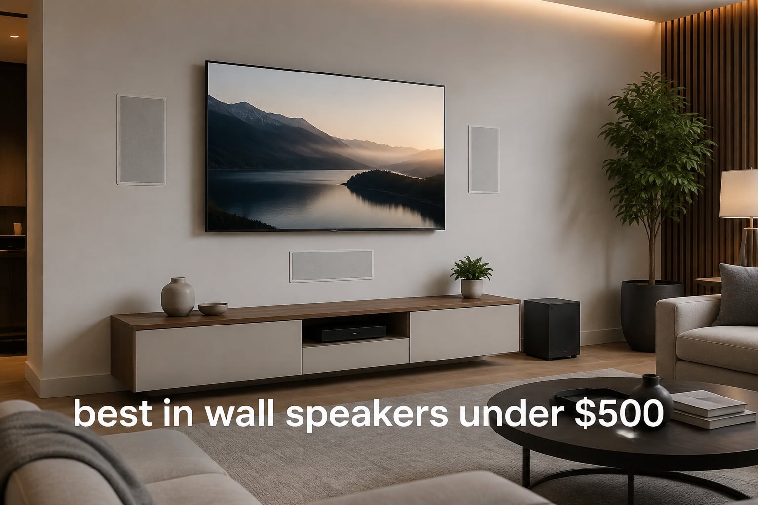 best in wall speakers under $500