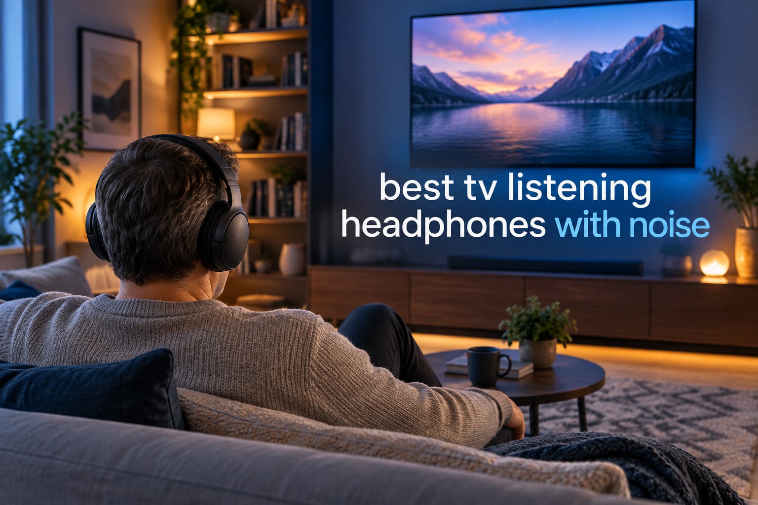 best tv listening headphones with noise