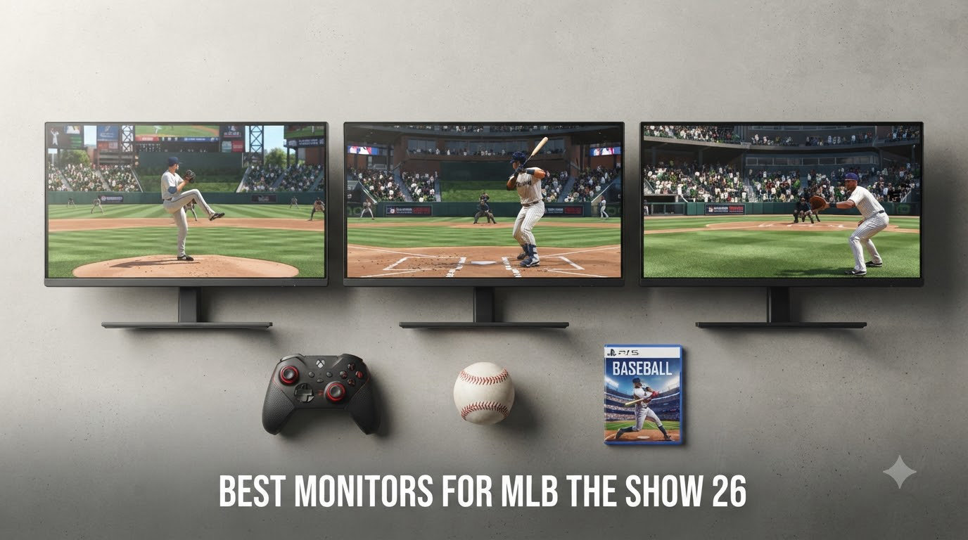 best monitors for mlb the show 26