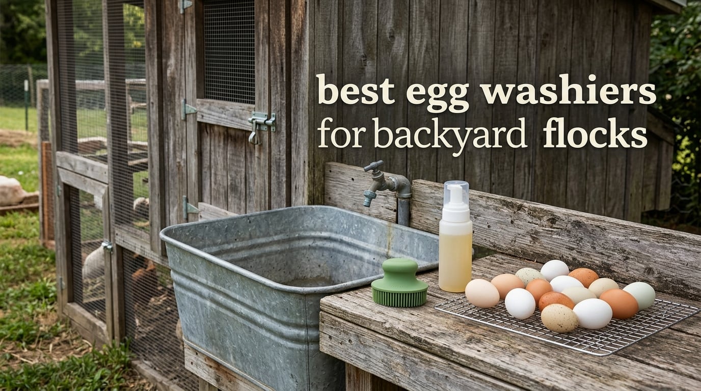best egg washers for backyard flocks