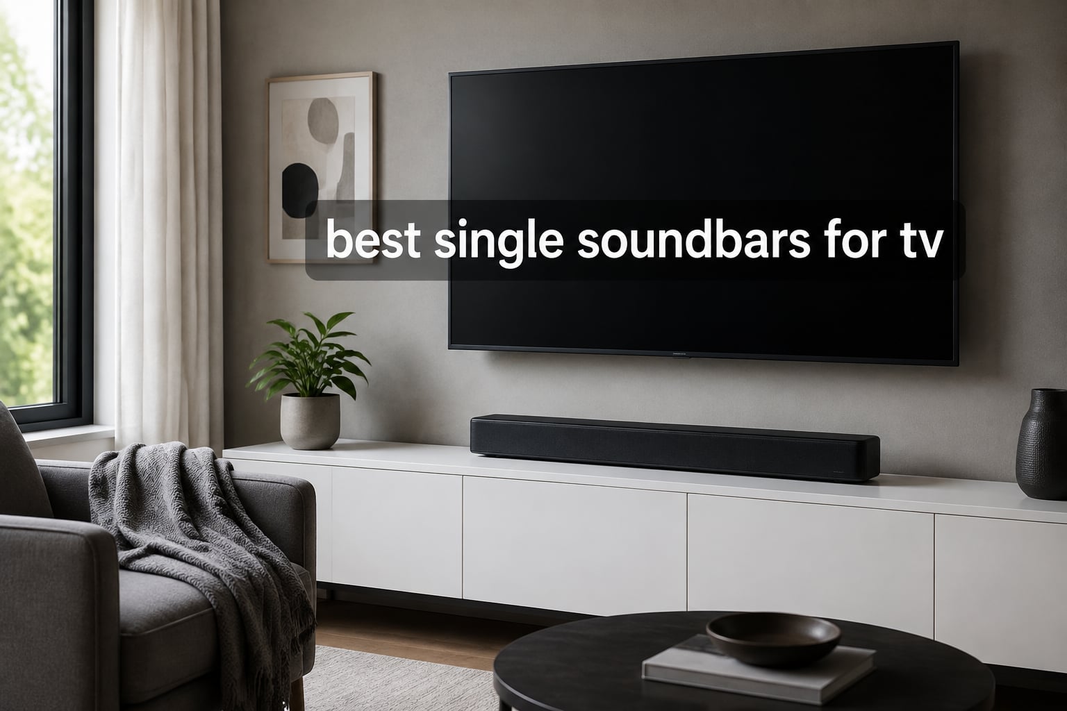 best single soundbars for tv
