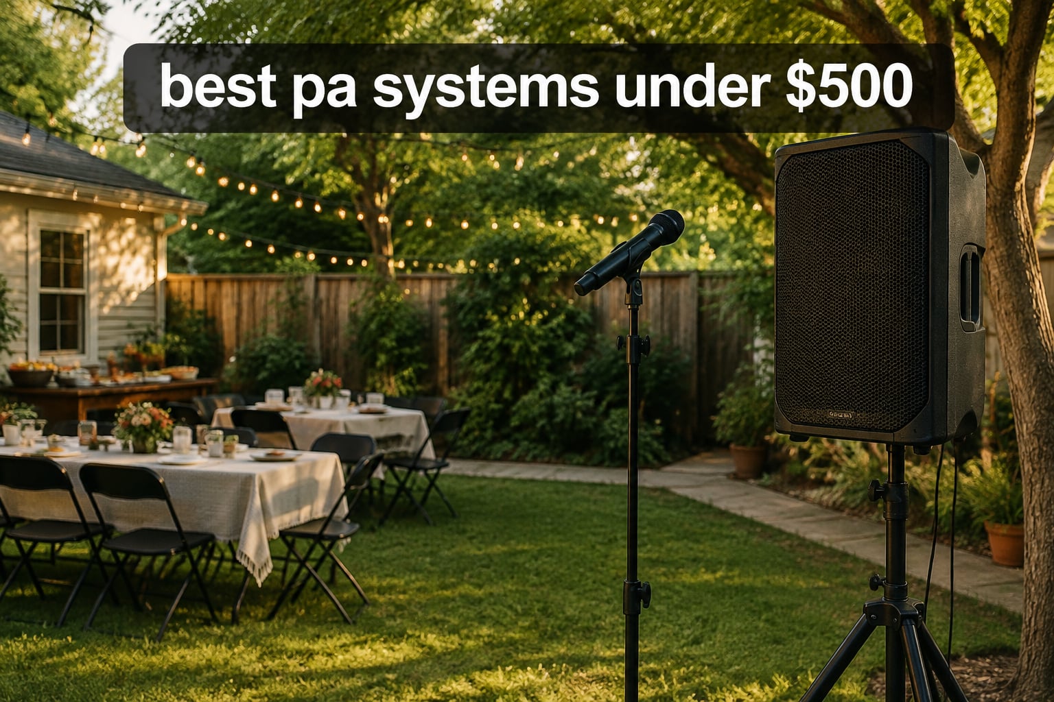best pa systems under $500