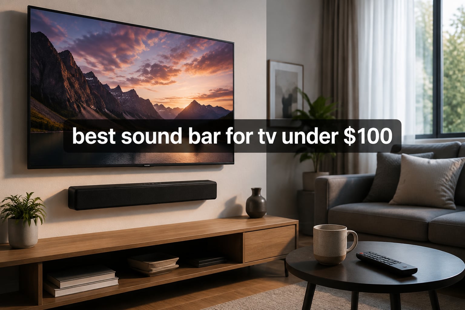 best sound bar for tv under $100