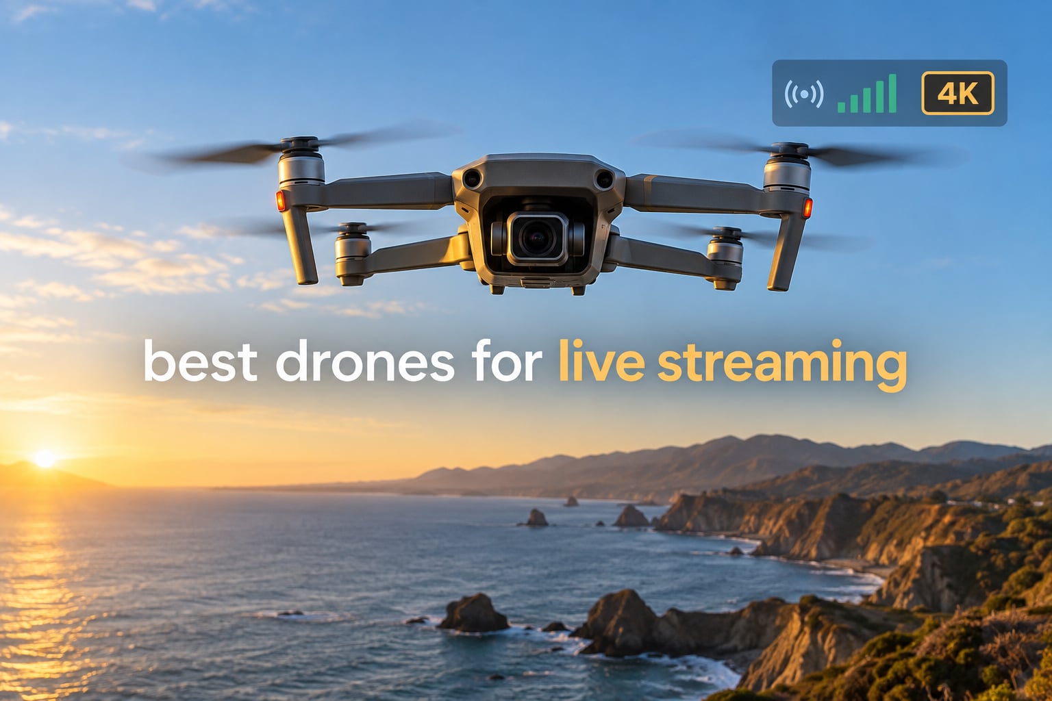 best drones for live streaming