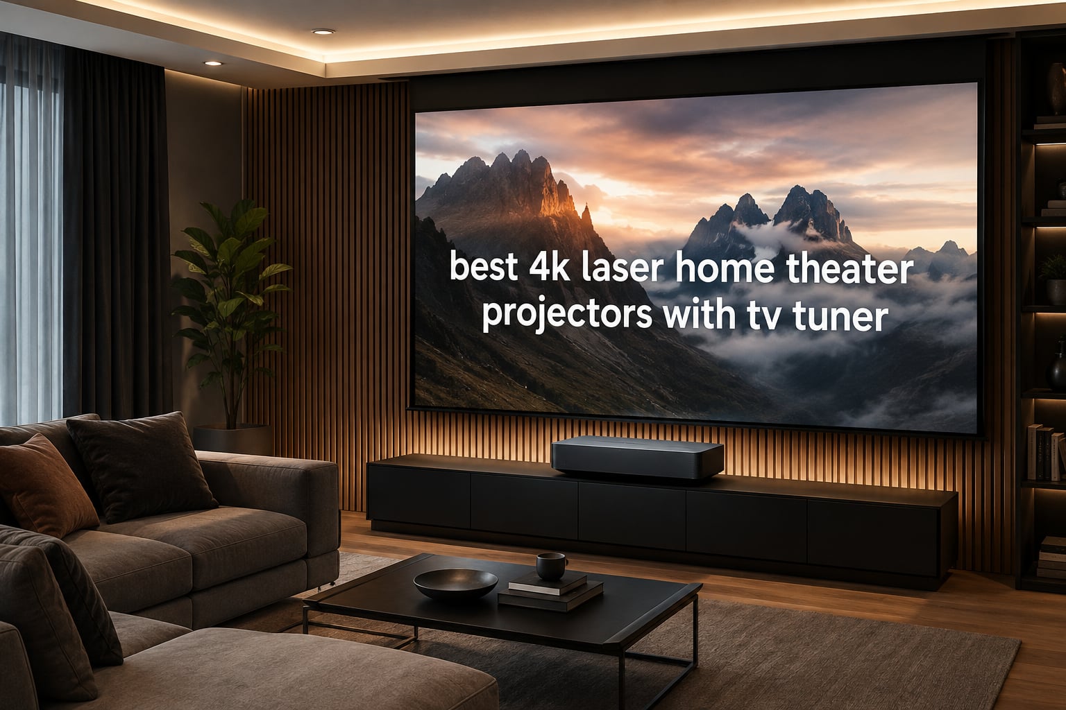 best 4k laser home theater projectors with tv tuner