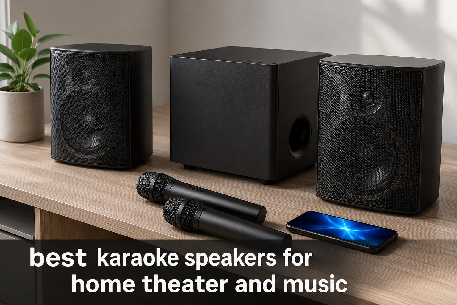 best karaoke speakers for home theater and music