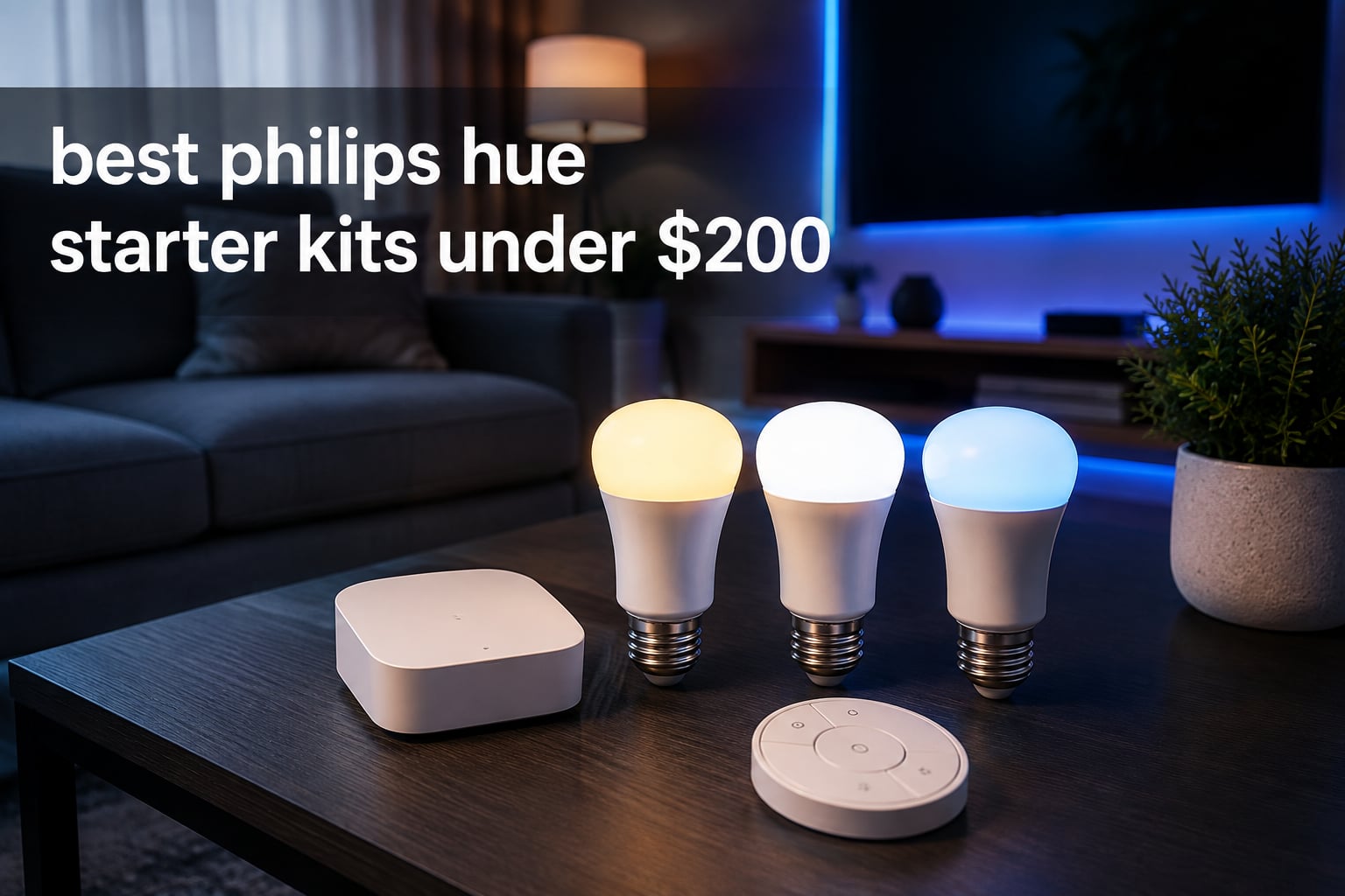 best philips hue starter kits under $200