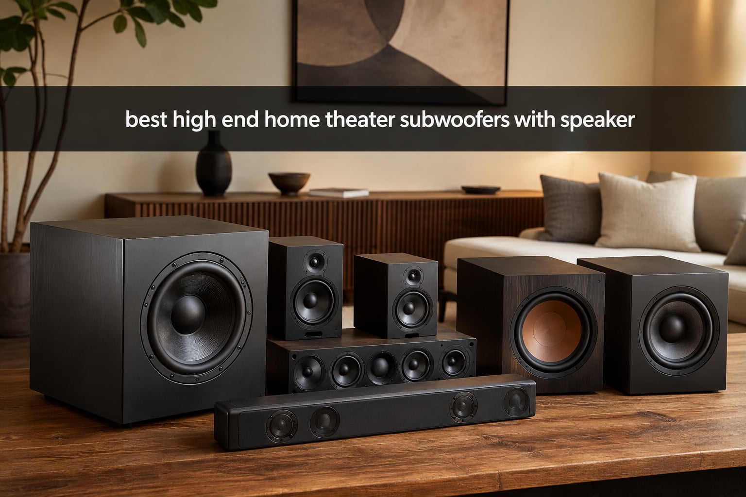 best high end home theater subwoofers with speaker
