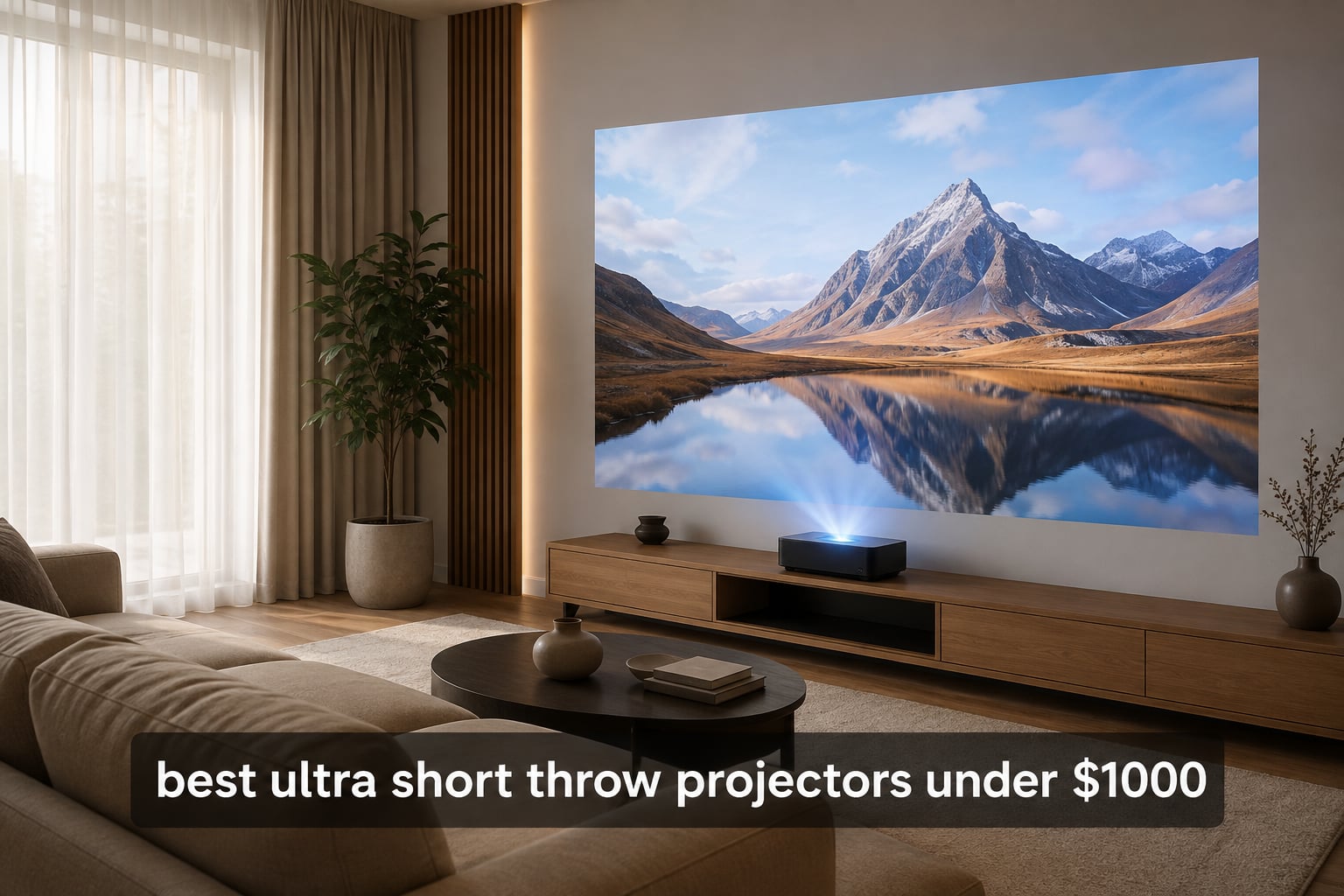 best ultra short throw projectors under $1000