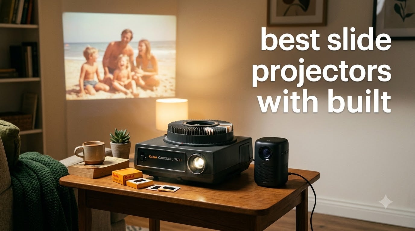 best slide projectors with built