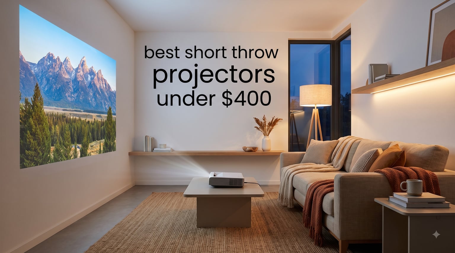 best short throw projectors under $400
