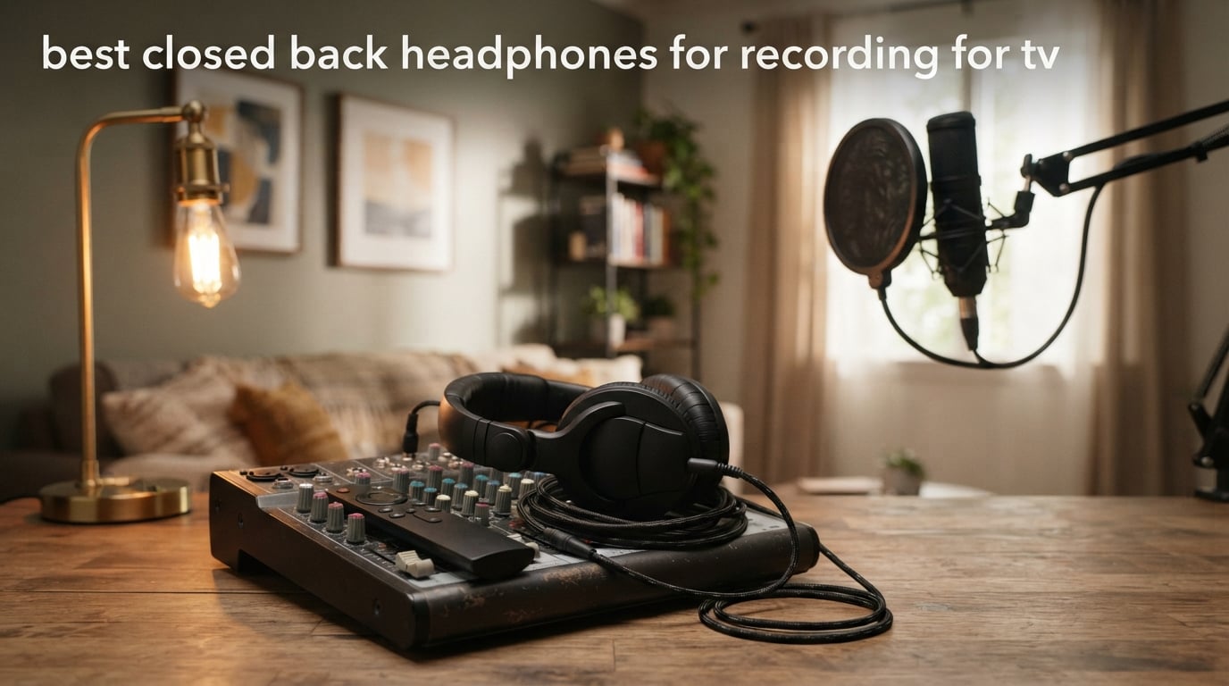 best closed back headphones for recording for tv