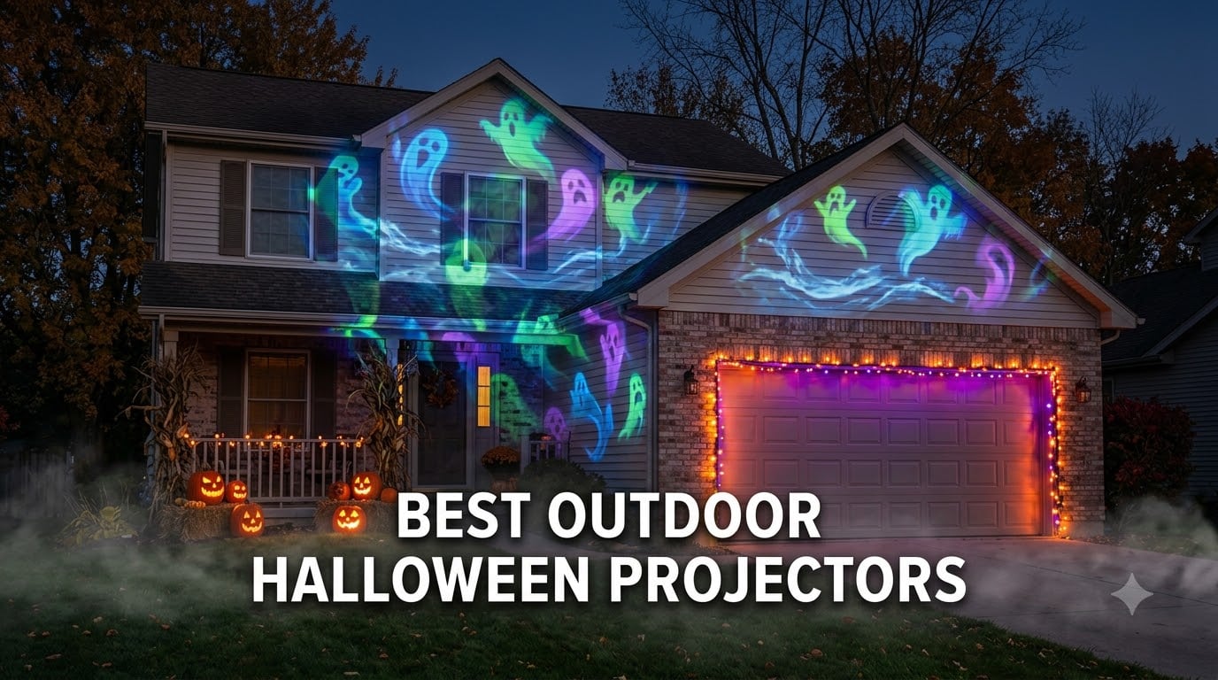 best outdoor halloween projectors