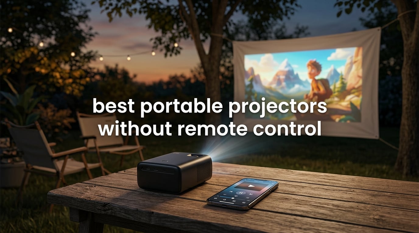 best portable projectors without remote control