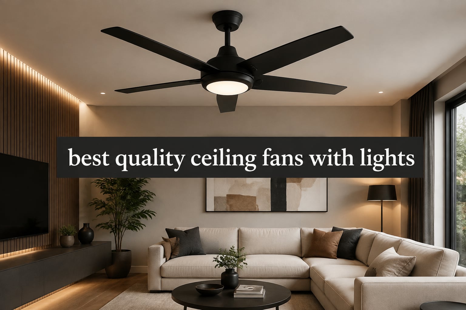 best quality ceiling fans with lights