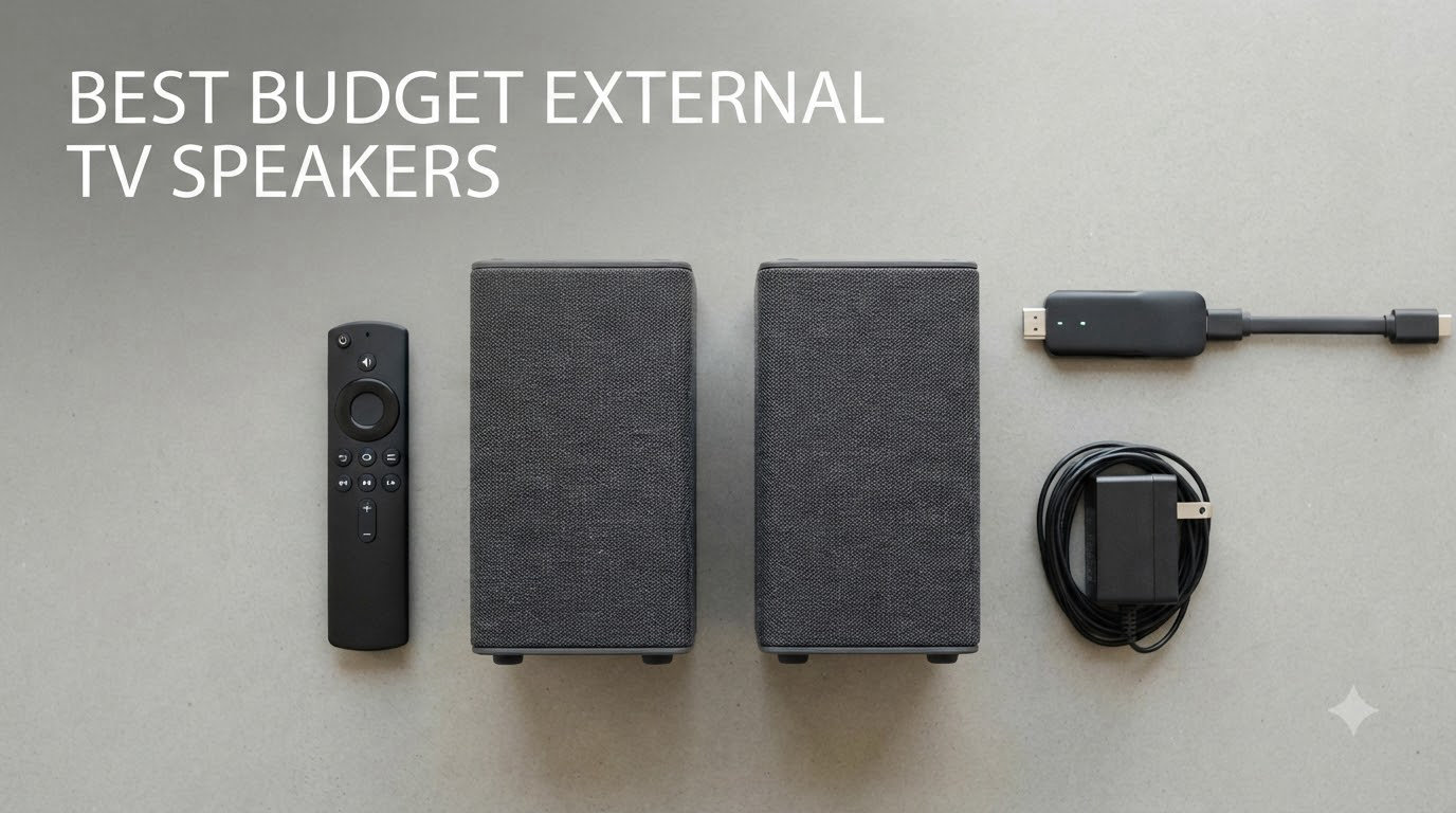 best budget external tv speakers
