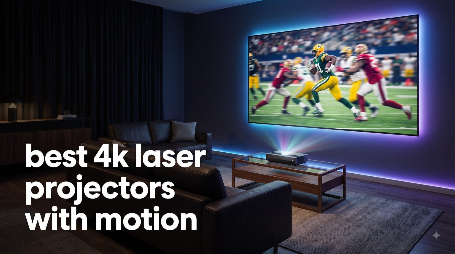best 4k laser projectors with motion