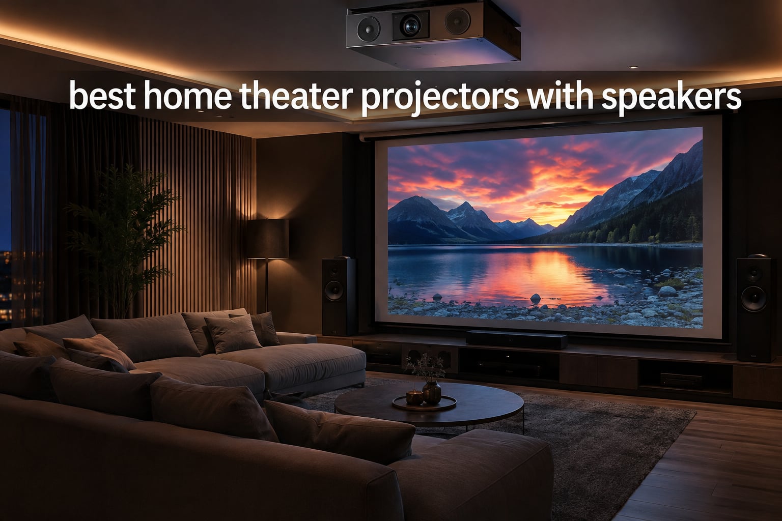 best home theater projectors with speakers