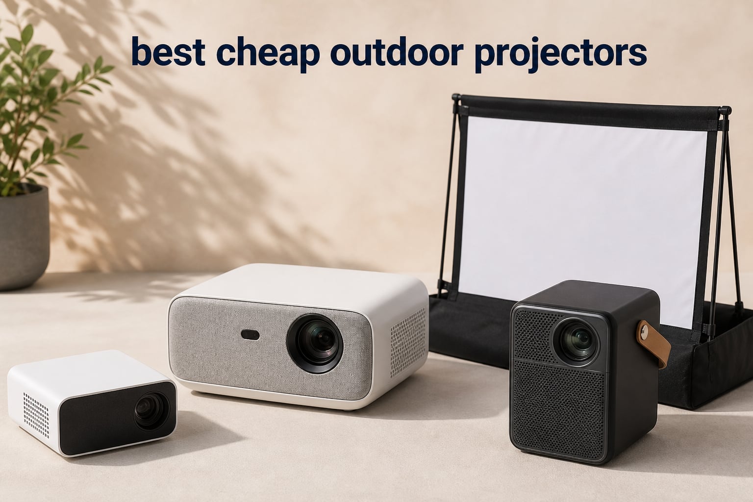 best cheap outdoor projectors