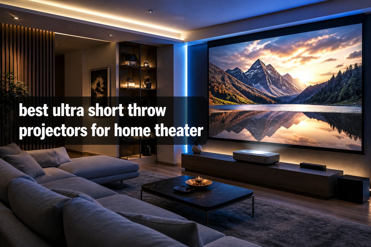best ultra short throw projectors for home theater