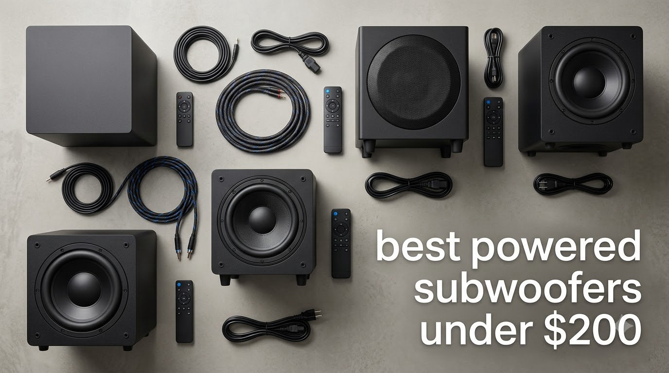 best powered subwoofers under $200