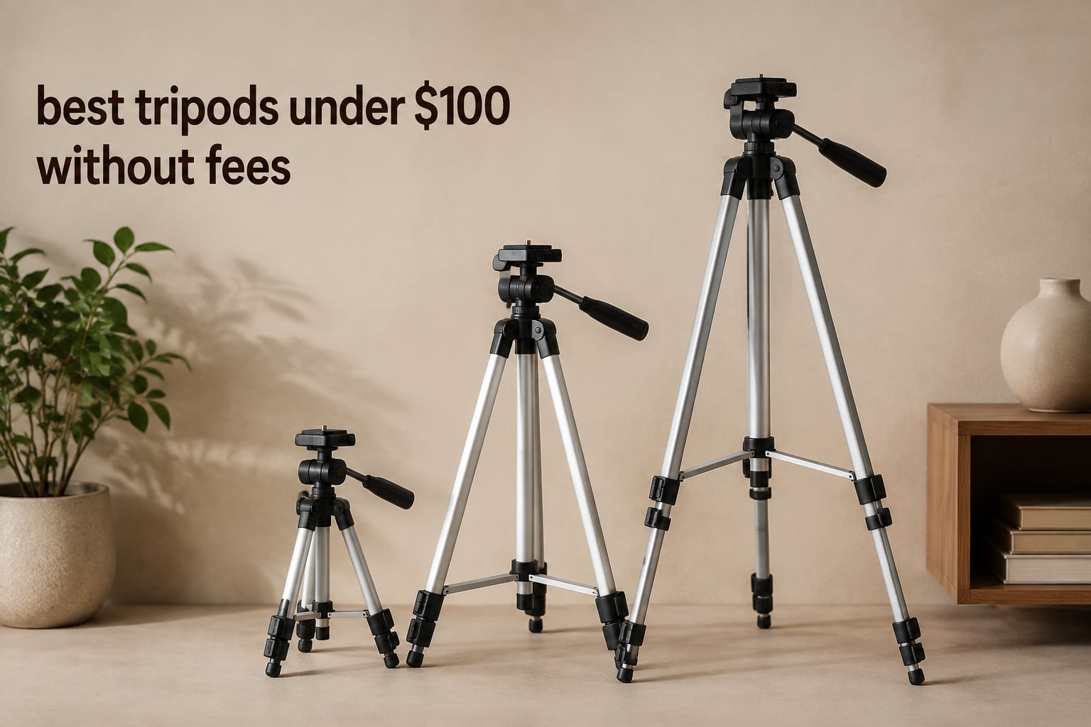 best tripods under $100 without fees