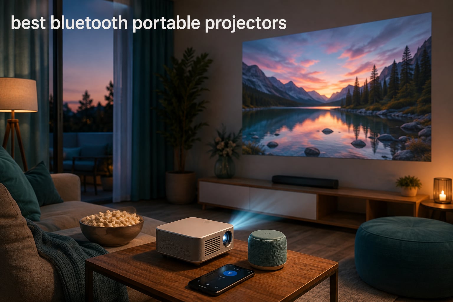 best bluetooth portable projectors