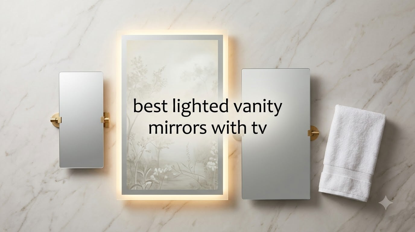 best lighted vanity mirrors with tv