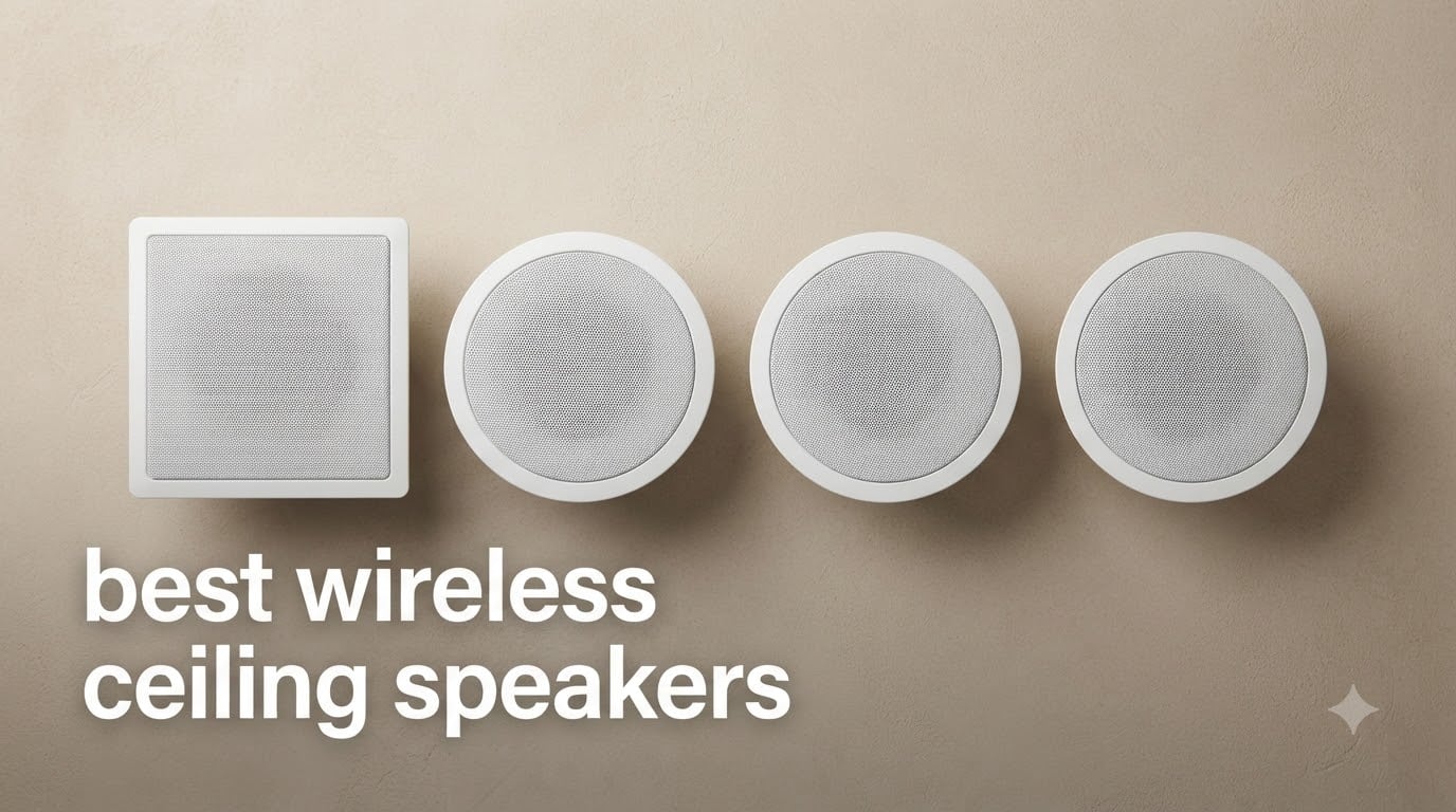 best wireless ceiling speakers