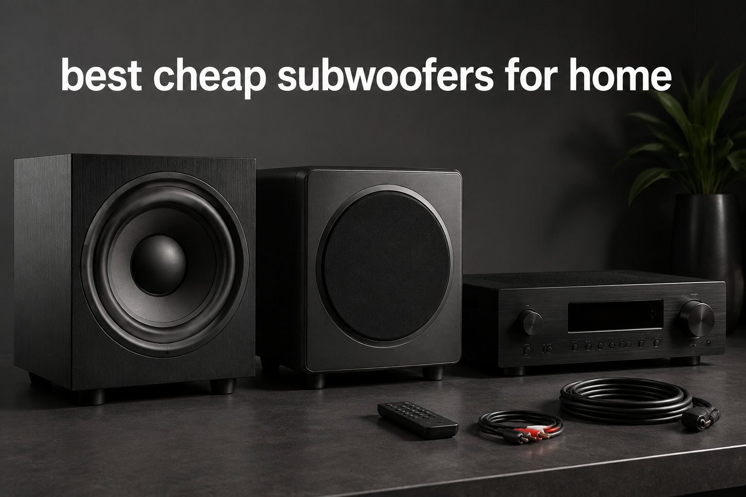 best cheap subwoofers for home