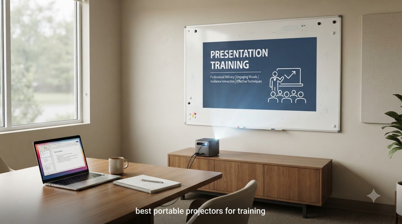 best portable projectors for training