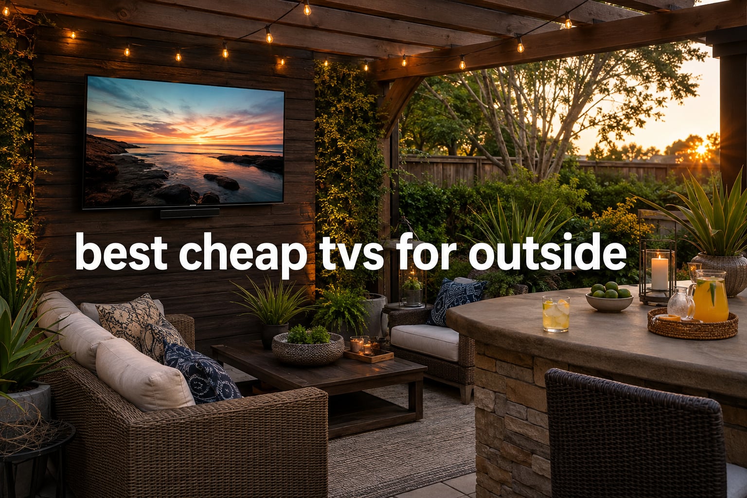 best cheap tvs for outside
