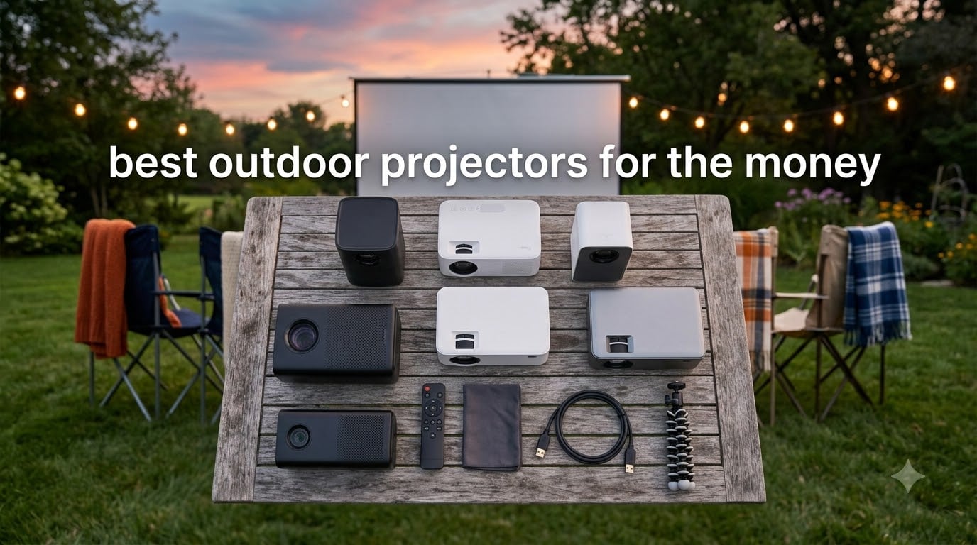 best outdoor projectors for the money