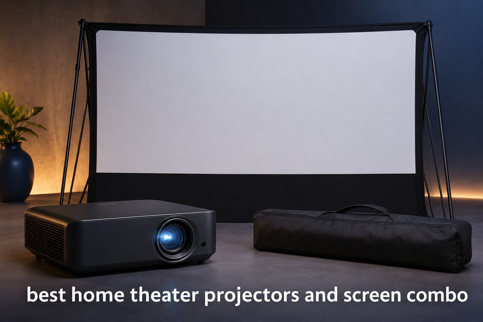 best home theater projectors and screen combo